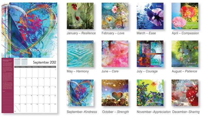 Heart Moments 2012 Wall Calendar